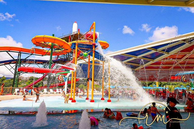Spazzio diRoma RM Hospedagem com Acesso Acqua Park/Splash